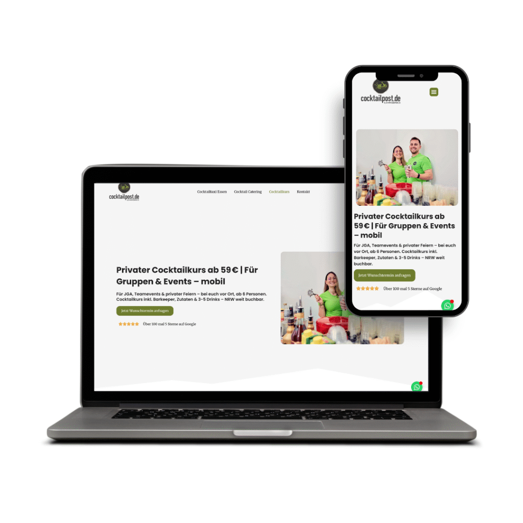 Webseite Cocktailpost
