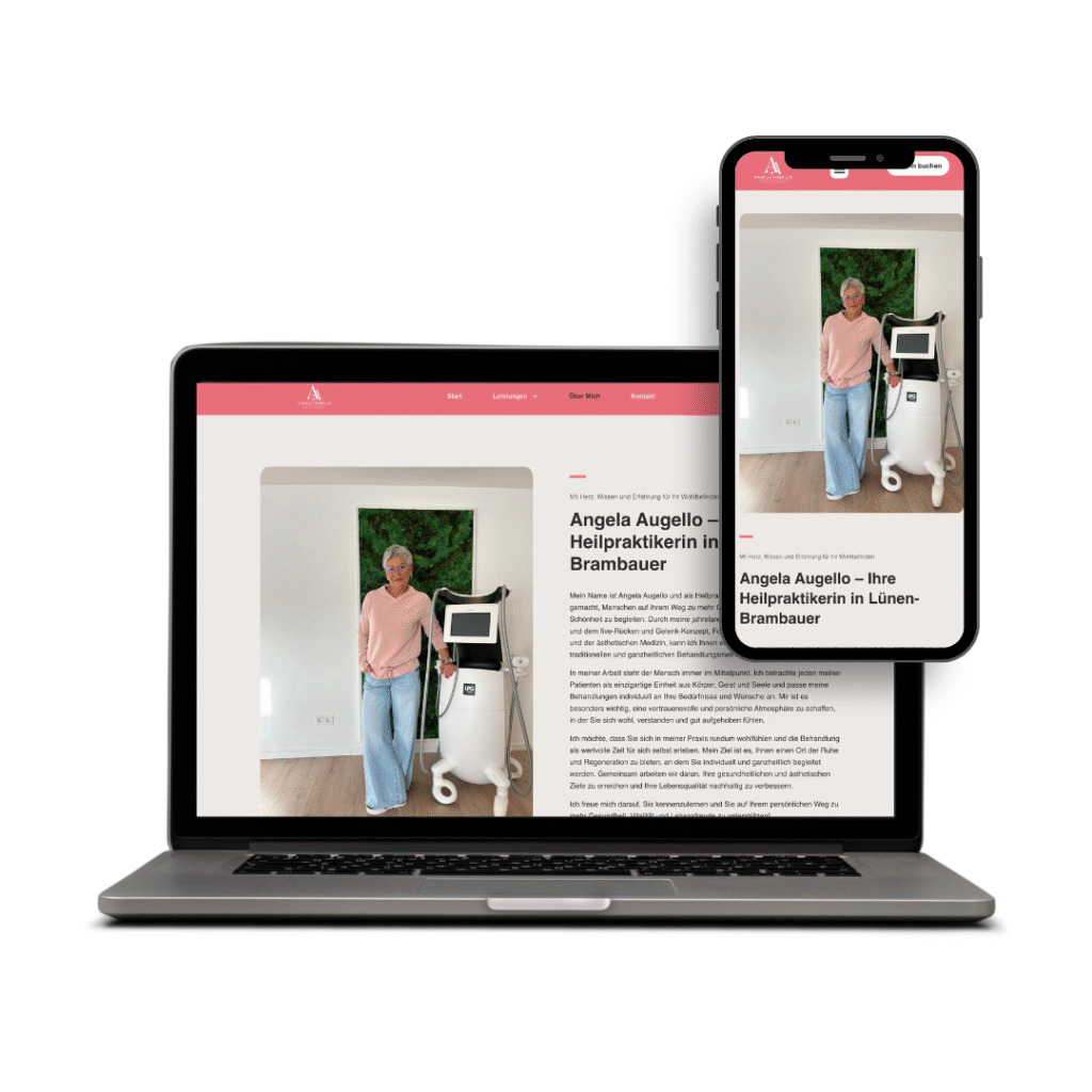 Webseite Naturheilpraxis Augello