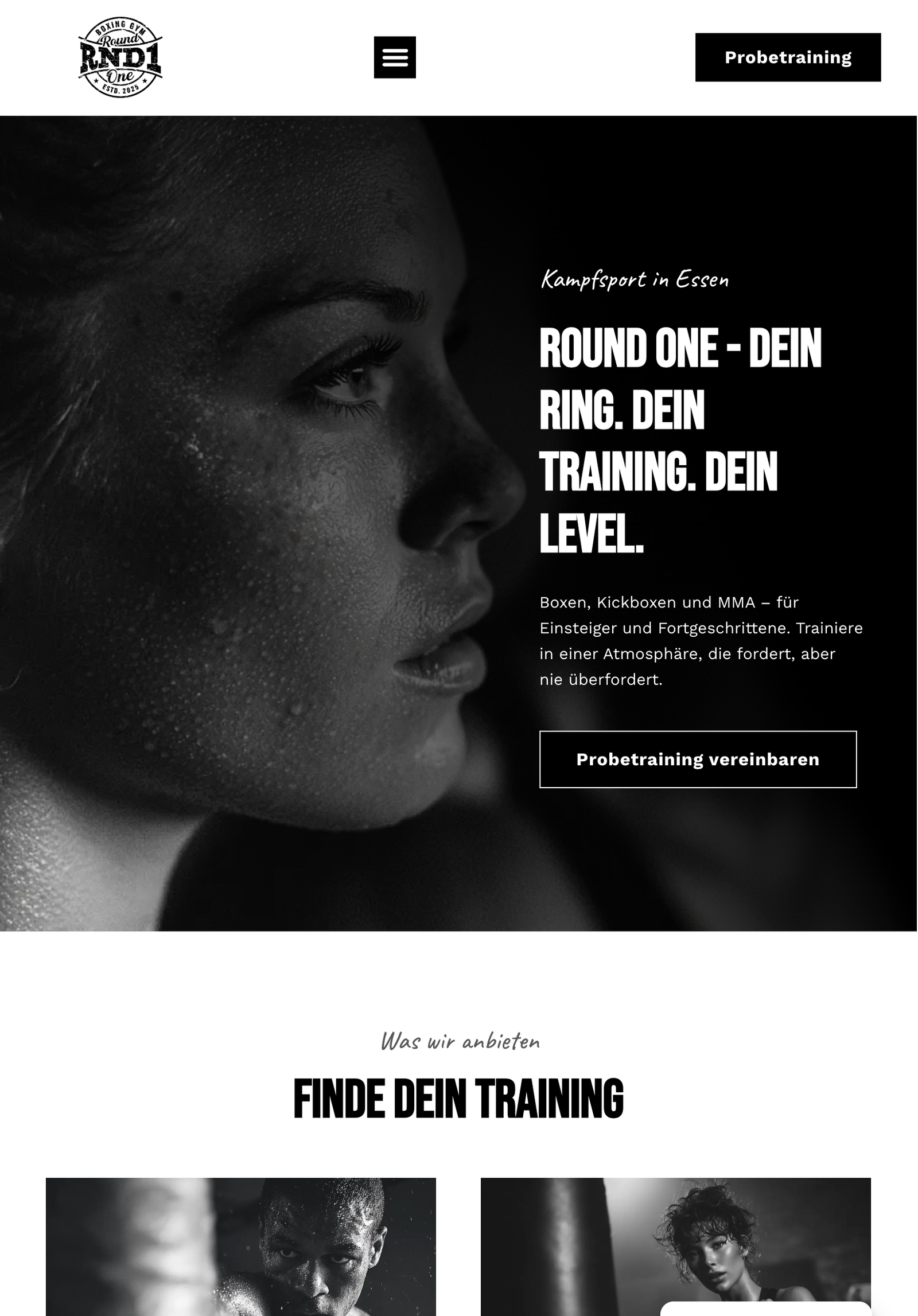 Webdesign iPad – Round One